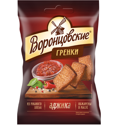 Гренки со вкусом АДЖИКА
