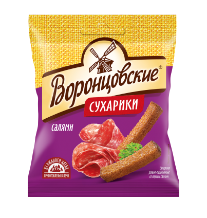 Сухарики со вкусом САЛЯМИ